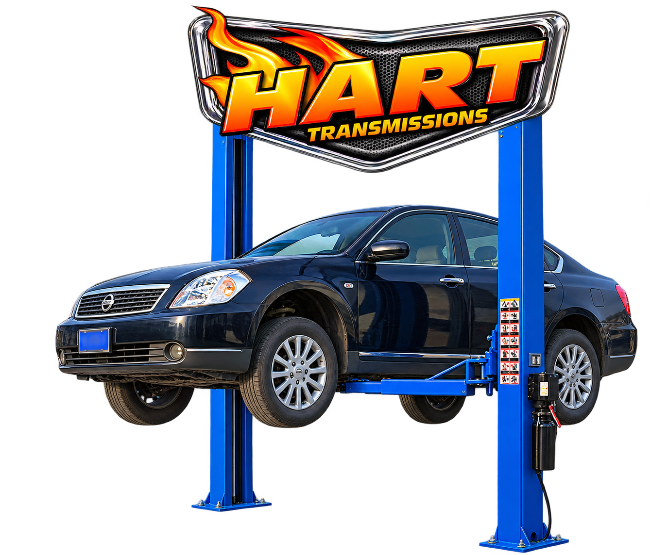 Hart Transmissions Car Lift Logo